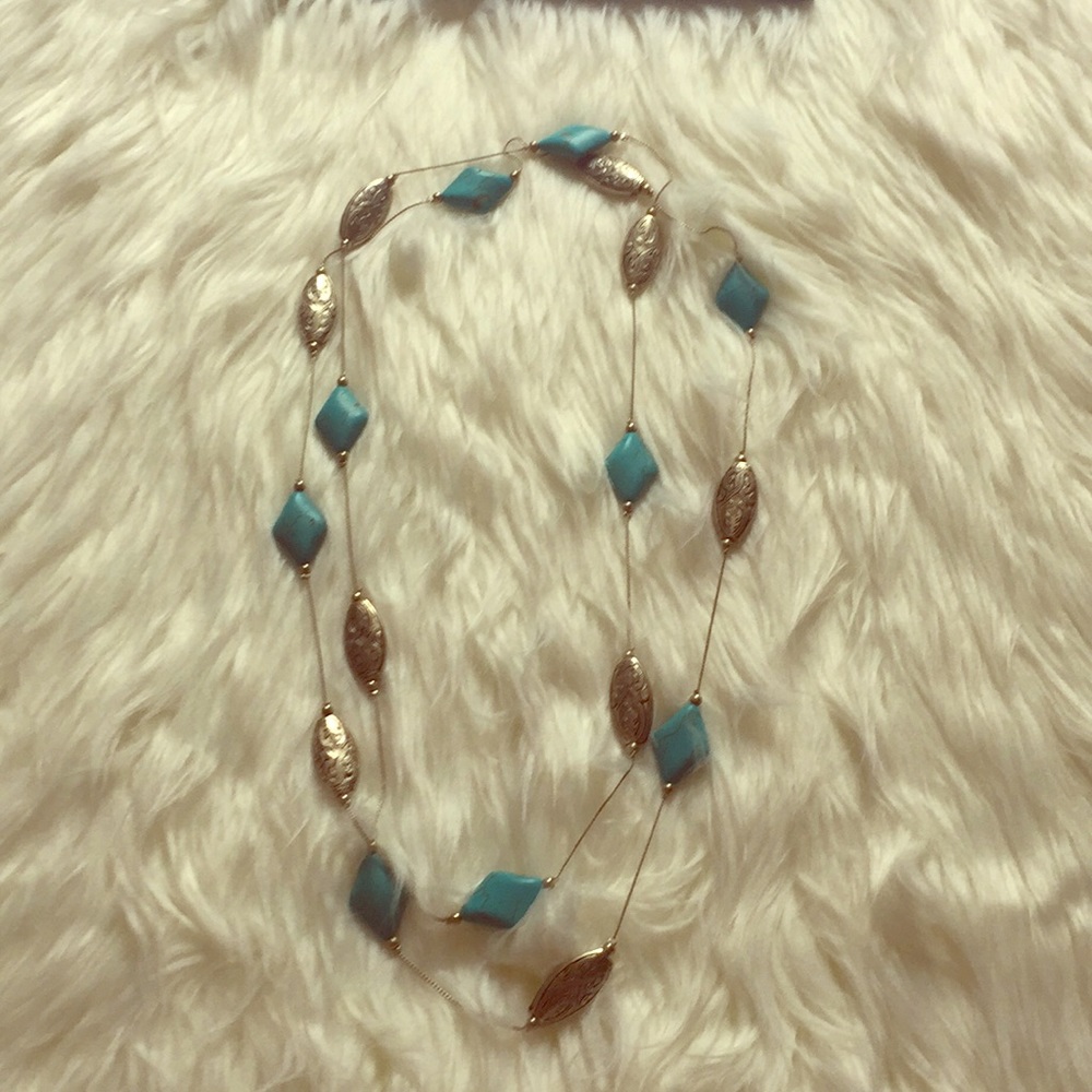 NWOT Silver & Turquoise Necklace